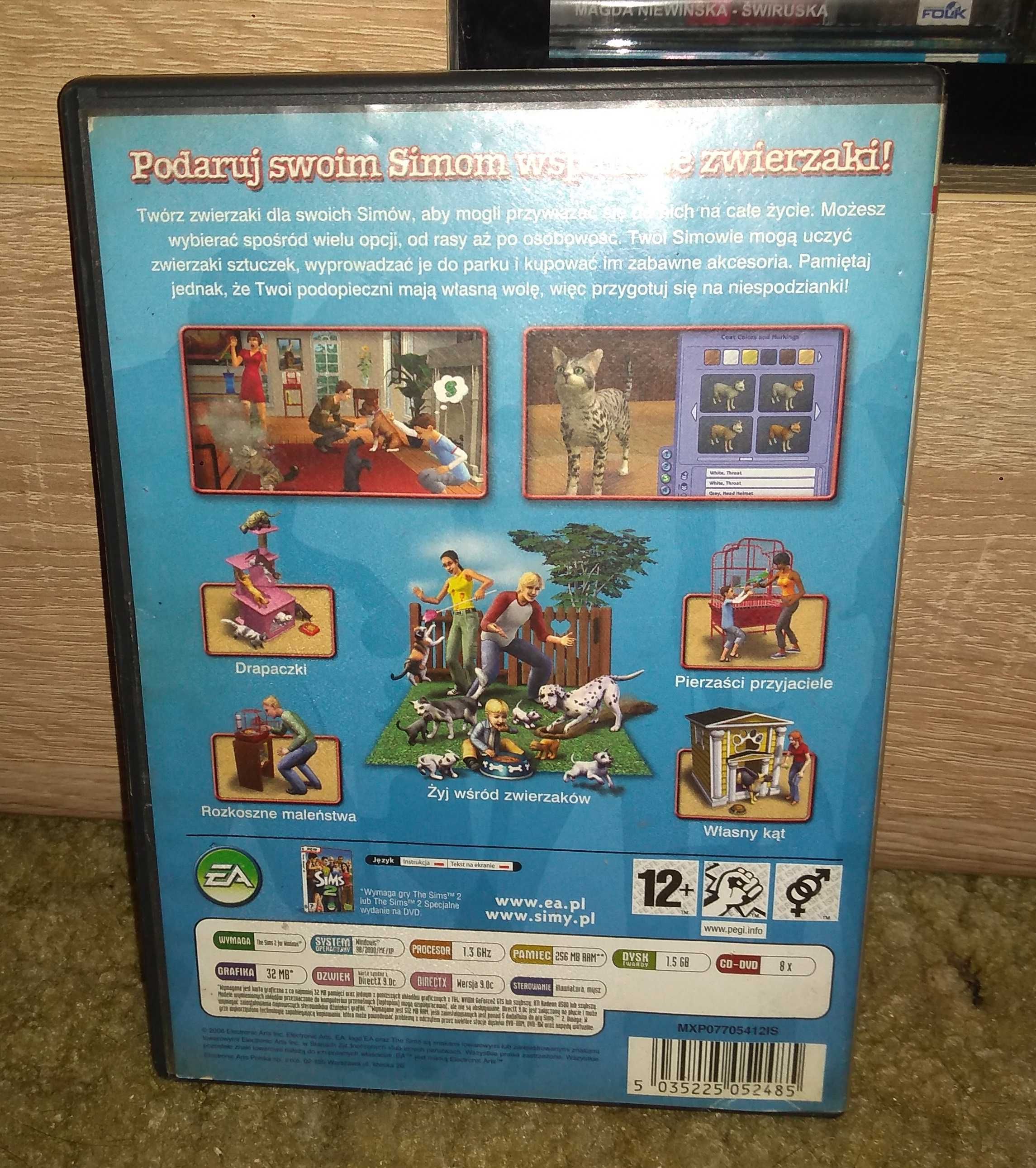 The Sims 2 Zwierzaki PL / BDB /