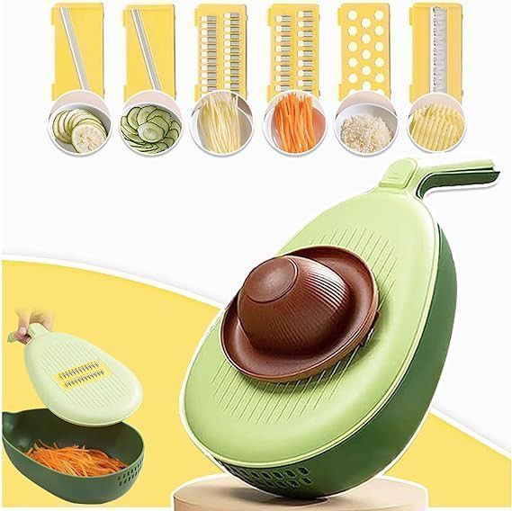 Szatkownica Krajalnica Tarka Do Warzyw 9w1 Zielony