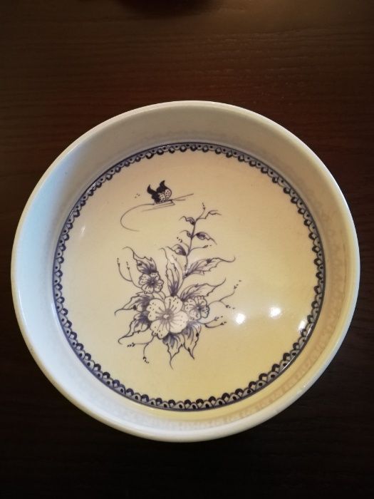 Cinzeiro louça pintado à mão
