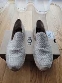 Buty damskie na lato UGG- Espadryle Sandrinne Metallic Basket