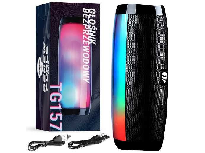 GŁOŚNIK przenośny BLUETOOTH 360 stopni !!! RGB