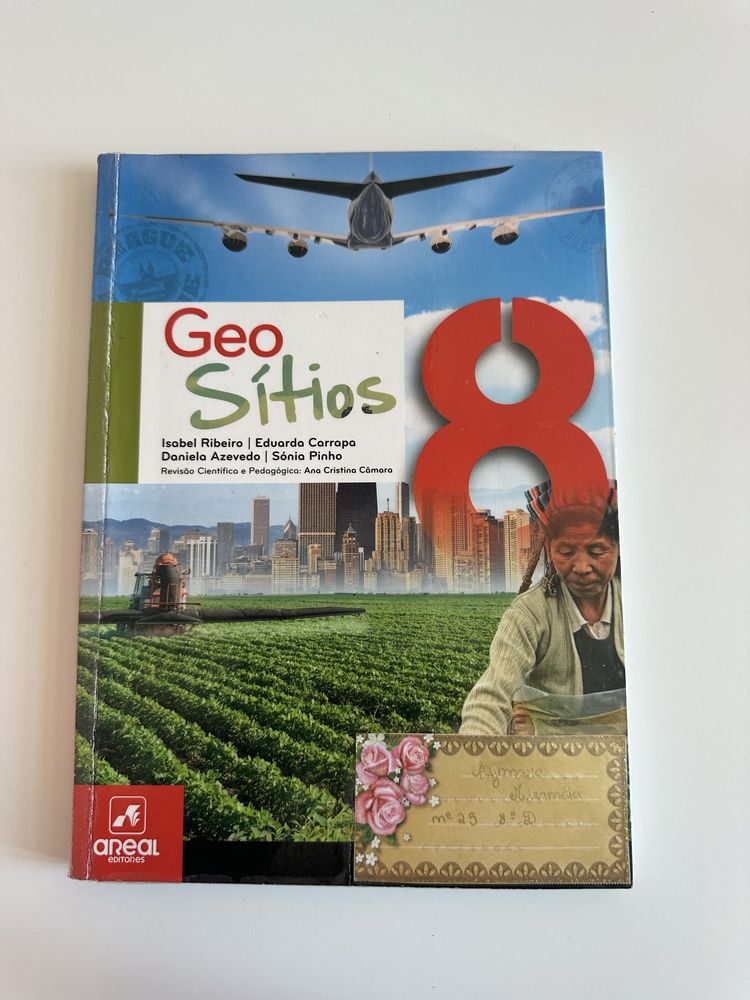 Manual de Geografia 8 ano “GeoSítios” com Caderno de Atividades