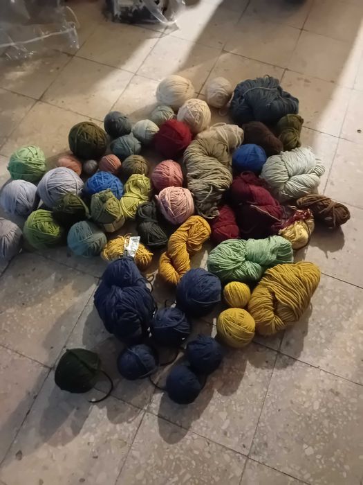 Tapete de arraiolos inacabados