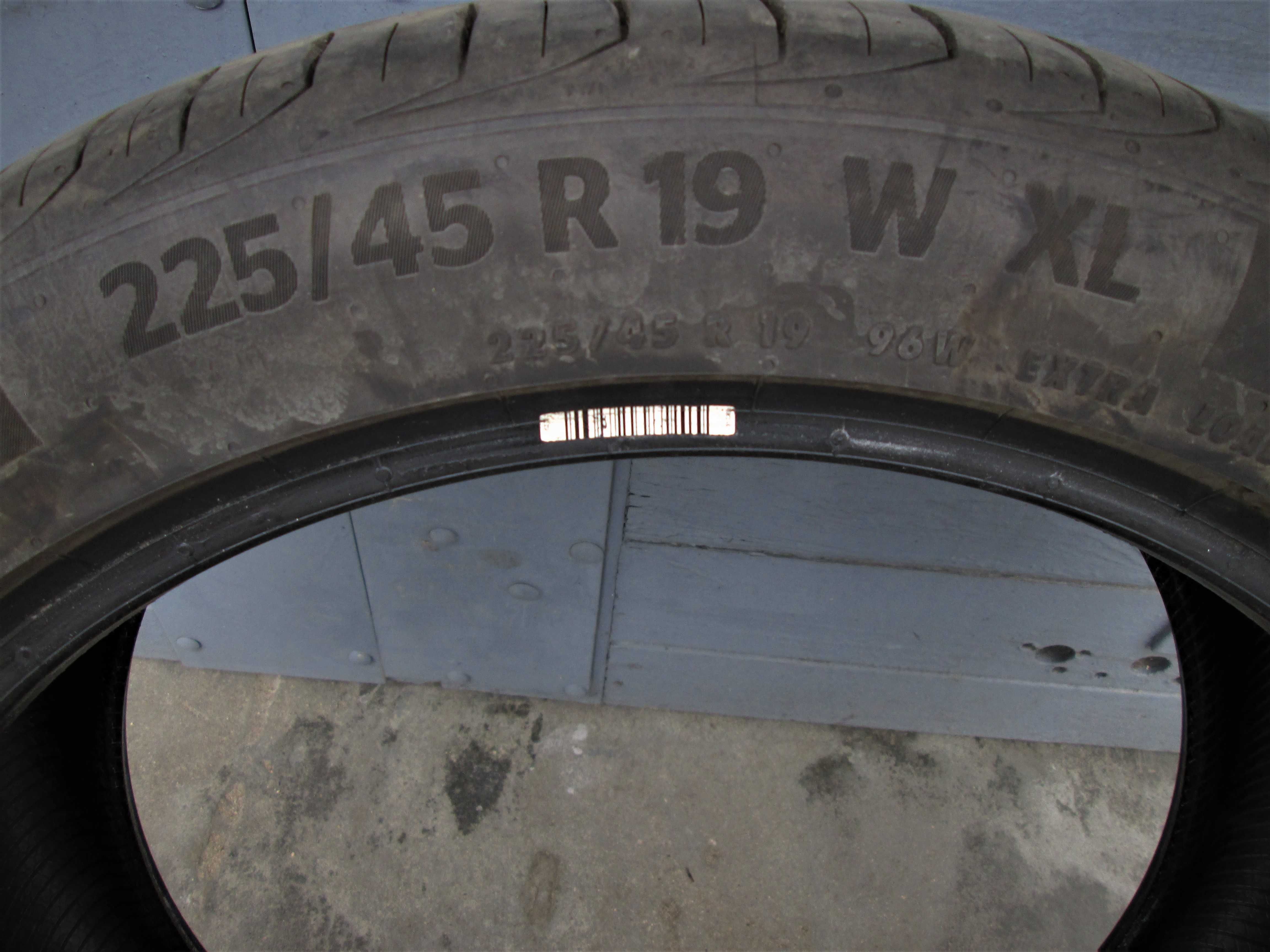 Continental Premium Contact6 225/45 R19 W  XL 2023 rok - 100 KM