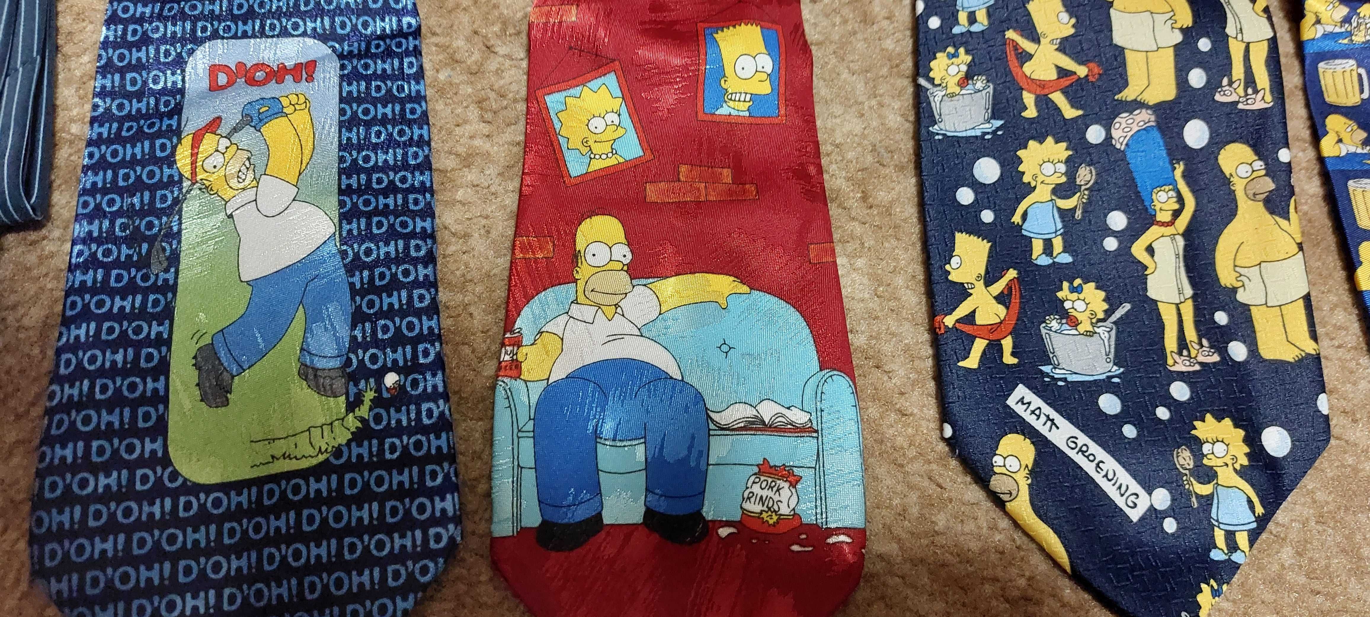 Kolekcja krawatów The Simpson's 7 szt.