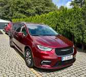 Chrysler Pacifica Hybryda Plug-in okazja super stan jasna skóra