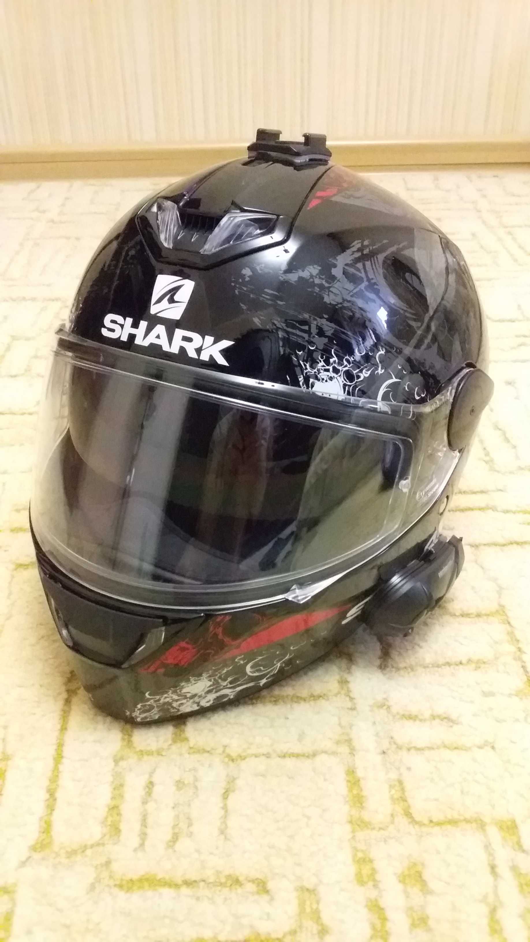 Mотошлем Shark SKWAL 2 Nukhem Black Anthracite Red