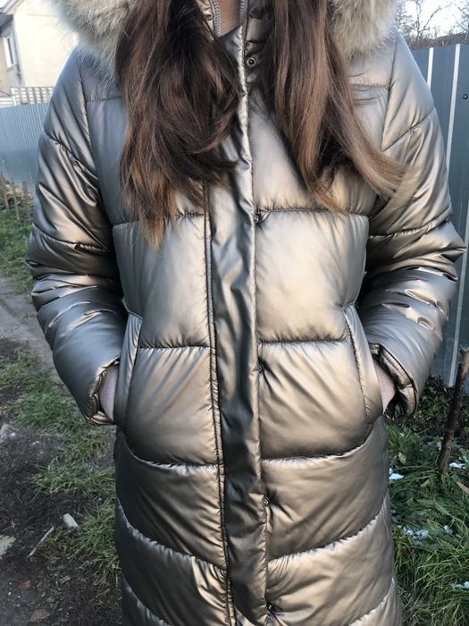 Зимове пальто на дівчинку підлітка