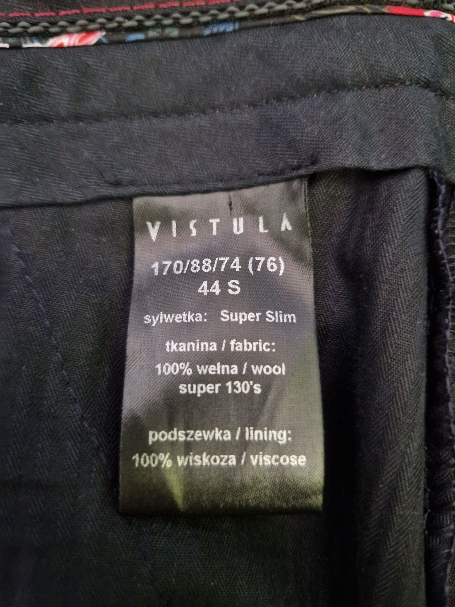 Vistula garnitur wełniany Super Slim Tailored 170/88/74 44S