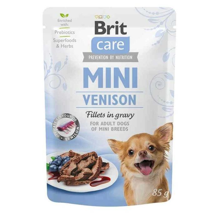 Вологий Корм BRIT CARE MINI для собак малих порід. 4 Види Паучів Бріт