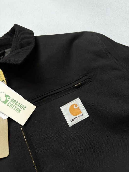Куртка Carhartt WIP Detroit Black Кархарт Детроит Бобмер Оверсайз