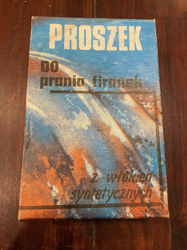 Proszek do prania firanek PRL Spółdzielnia rzemieślnicza „Silesia”