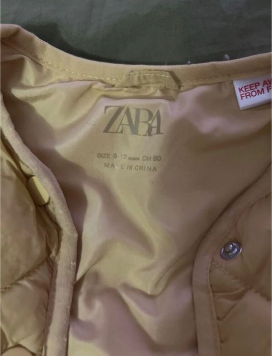дитяча куртка zara на дівчинку