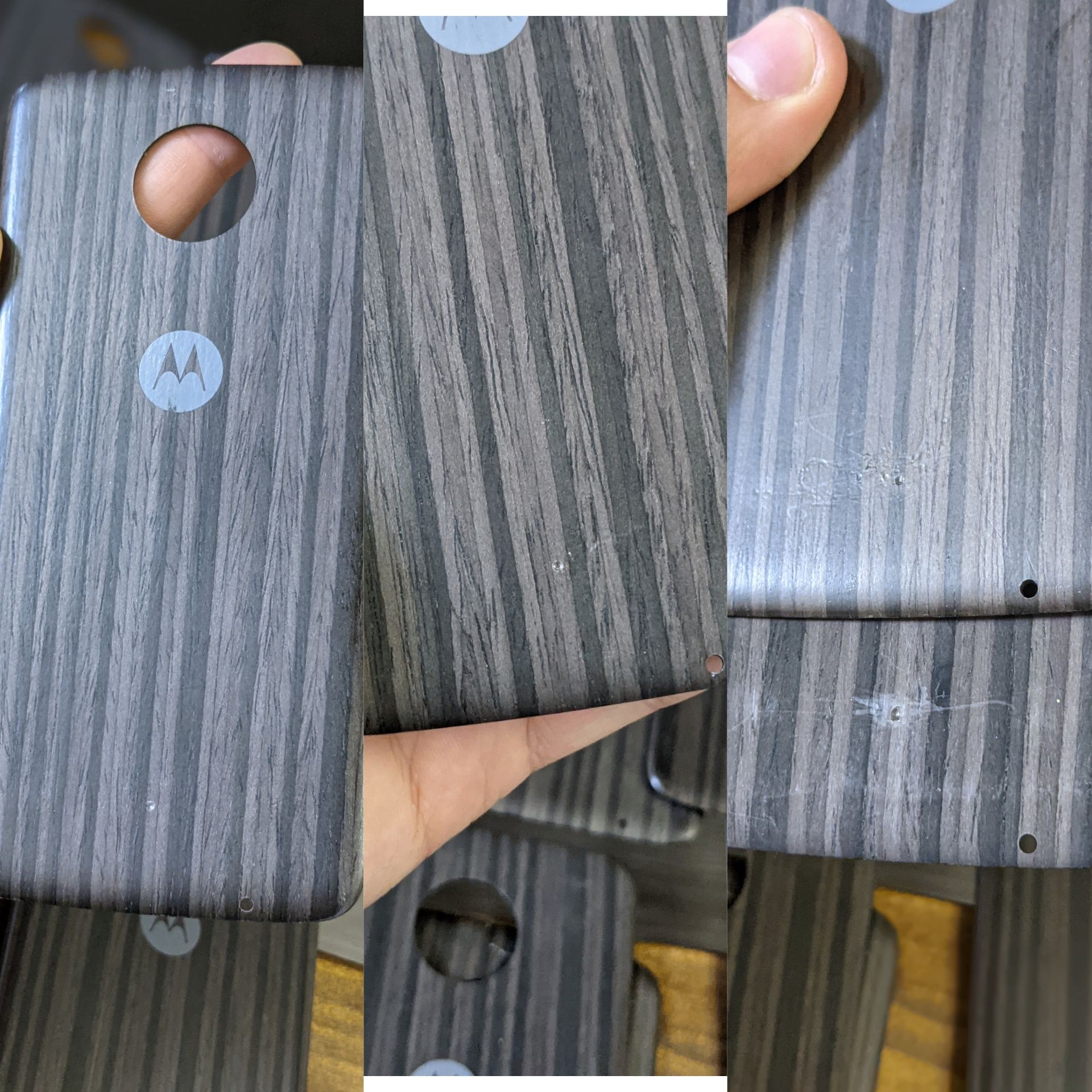 Крышка Motorola Moto Z серии Style Shell Charcoal Накладка