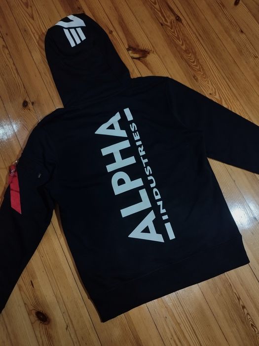Худі ALPHA INDUSTRIES Big Logo НОВА альфа кофта