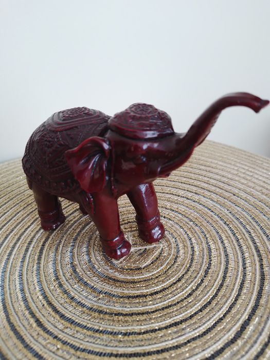 Figurka Etno  słonia brązowa