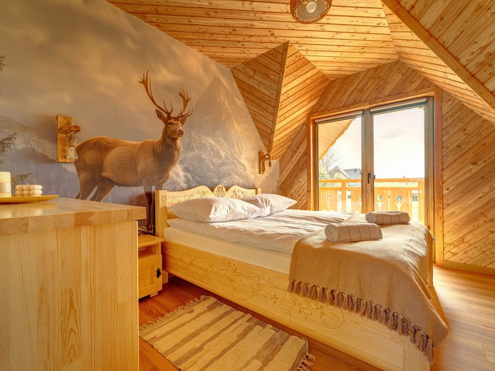 Wolny weekend Domek z kominkiem i prywatnym SPA, jeden ogrodzony