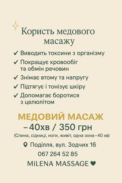 Жіночий Масаж ПОДІЛЛЯ ЗОДЧИХ 16