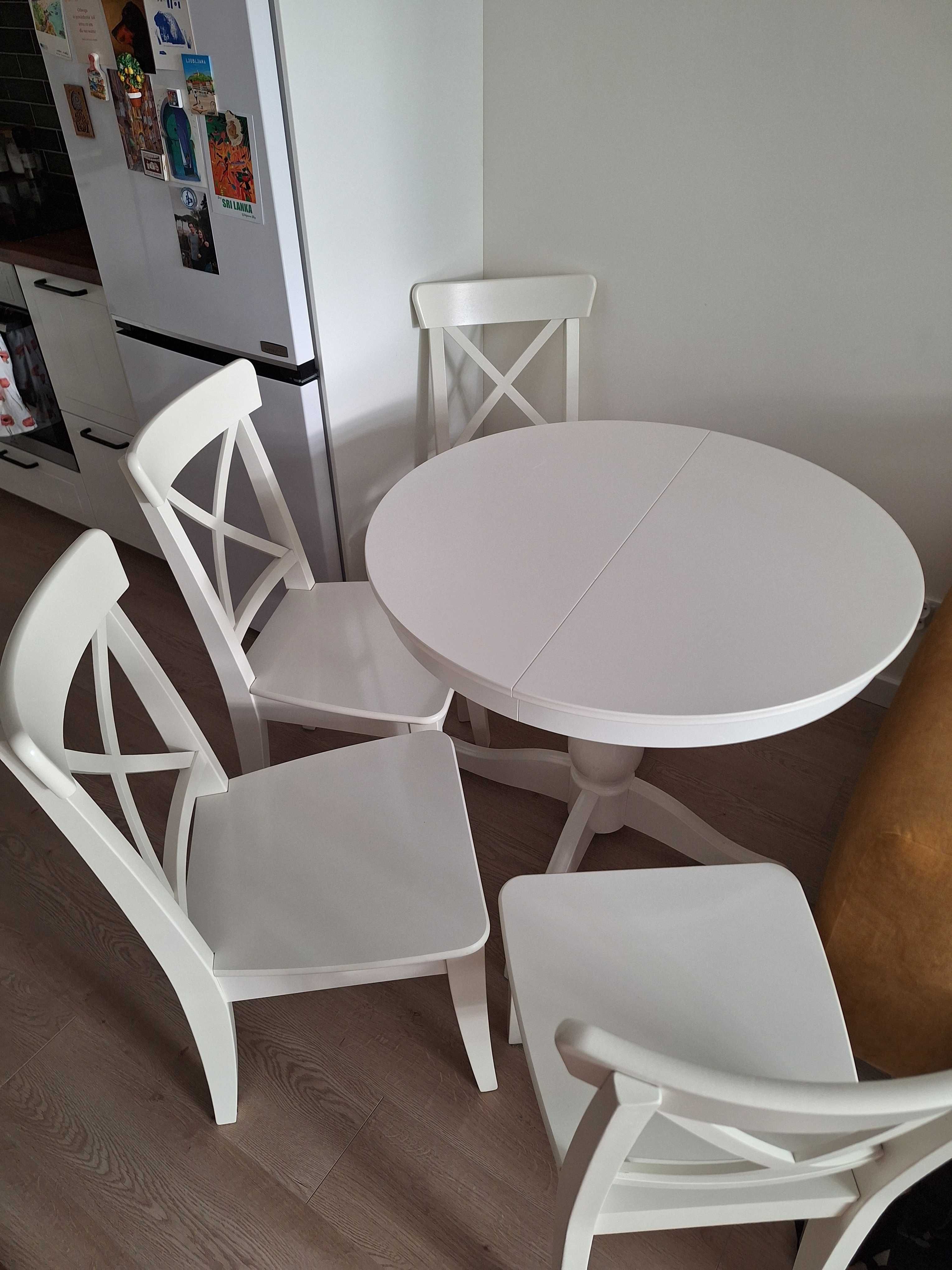 Stół z krzesłami IKEA INGATORP / INGOLF