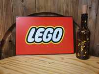 Placa de metal 20x30cm LEGO