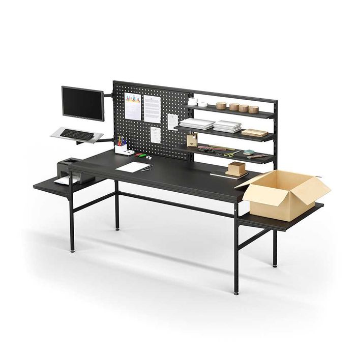 Magazynowy stół do kompletacji reklamacji inwentaryzacji RedSteel