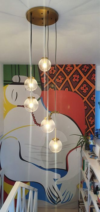 Lampa stylowa unikat loft coppetelion okazja