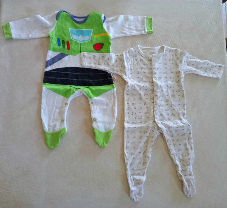3 babygrows menino 6 a 9 meses
