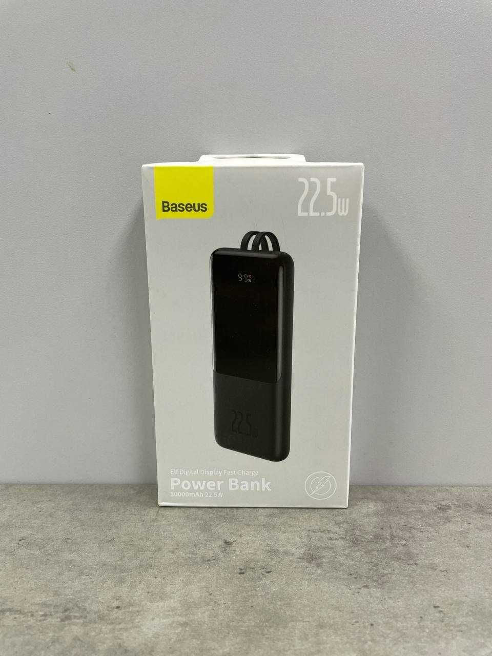 Павербанк Baseus Elf Digital Display 10000mAh 22.5W Black