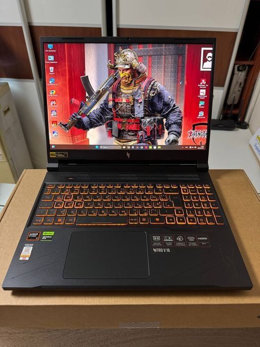Мощный игровой ноут Acer-Nitro-V16 (Intel i5-14450HX/RTX4060-8Gb-DDR6)