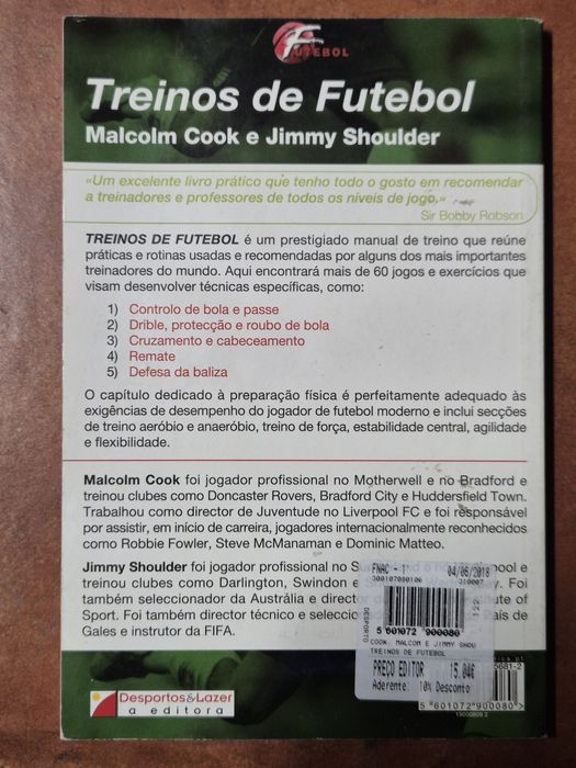 Livro futebol/treinador