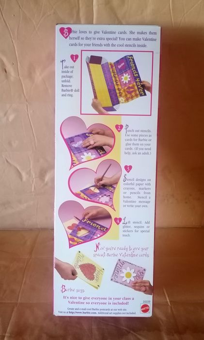 Barbie Make A Valentine, ano 1998, Mattel #20339