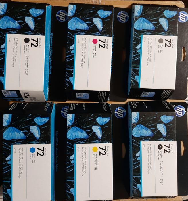 Плоттерные к-жиhp 72. C9370a, c9371a, c9372a, c9373a, c9374a