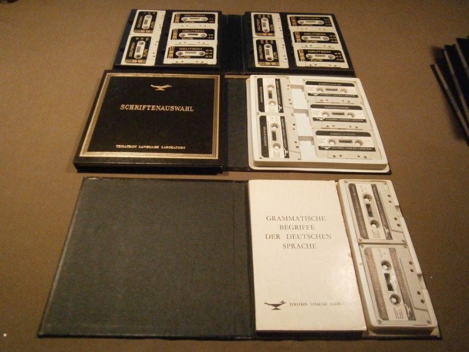 Curso completo de Alemão c/ Gravador Cassetes