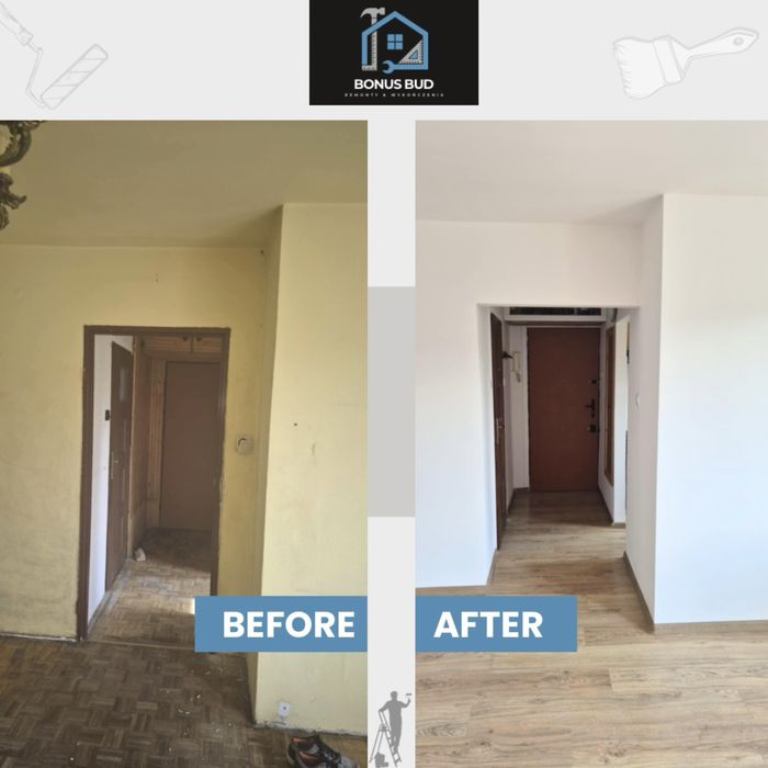 Remonty, malowanie, gładzie Warszawa i okolice