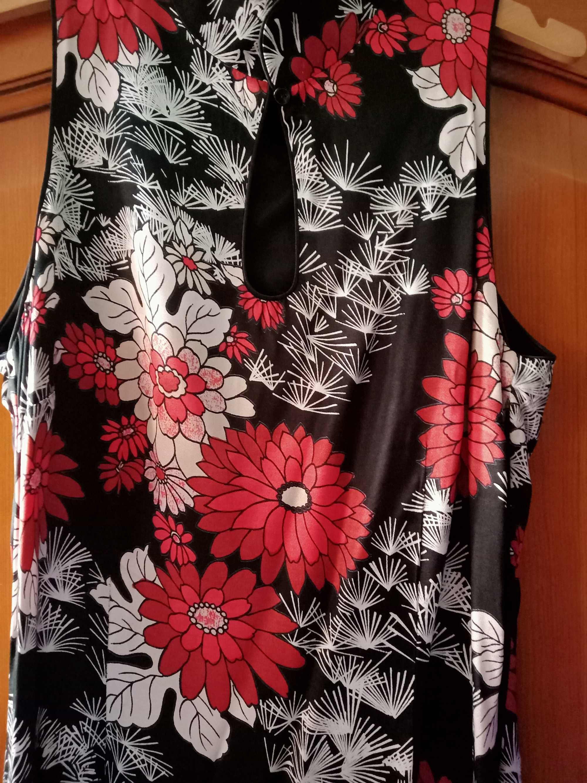 Sukienka w kwiaty styl japoński rozmiar 36