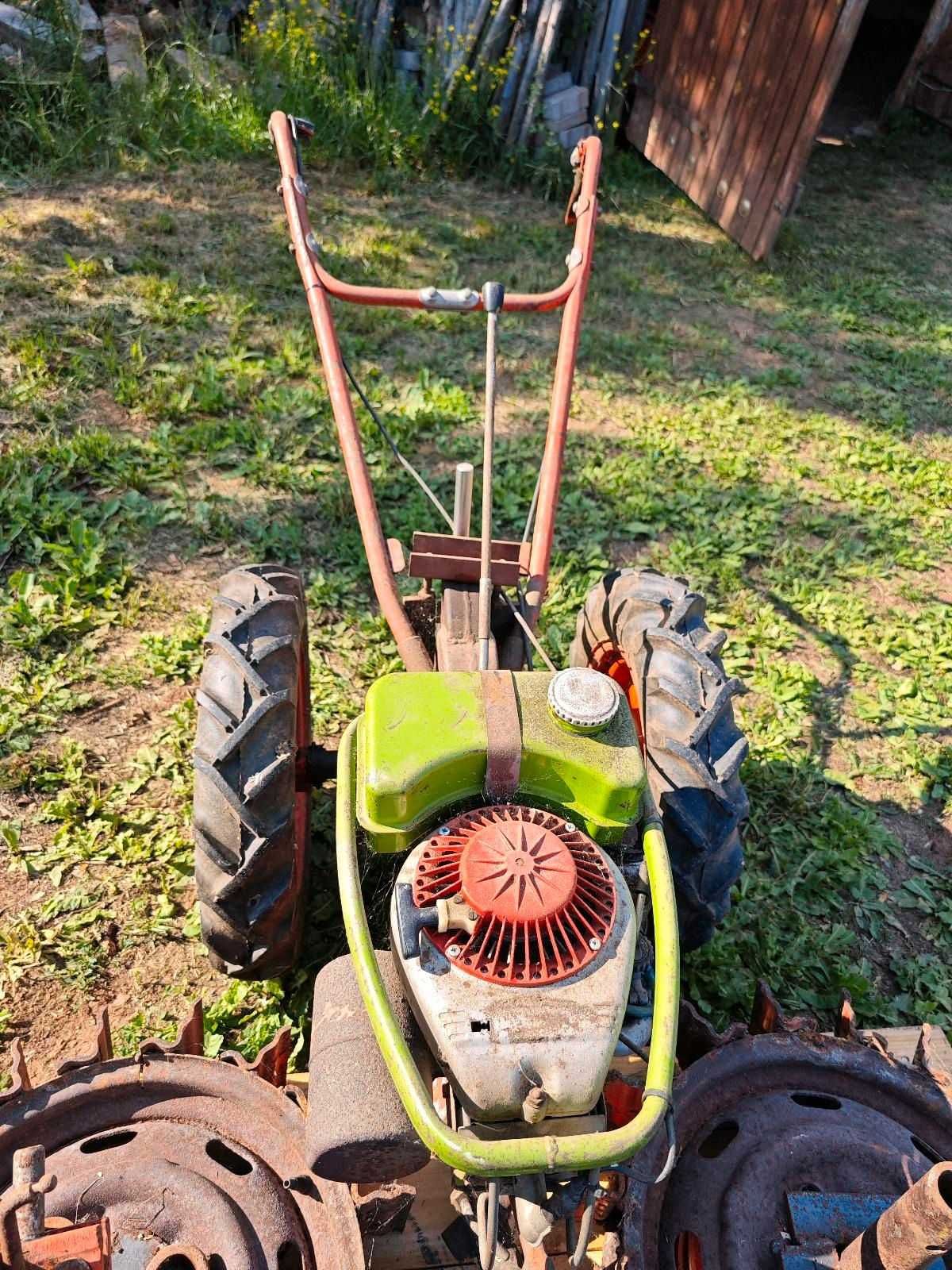 Dzik Agria 1400 glebogryzarka, pług, kosiarka