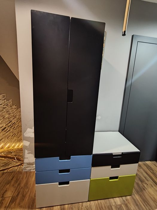 Stuva Smastad Ikea Szafa szafka komoda komódka biurko komplet dla dzie
