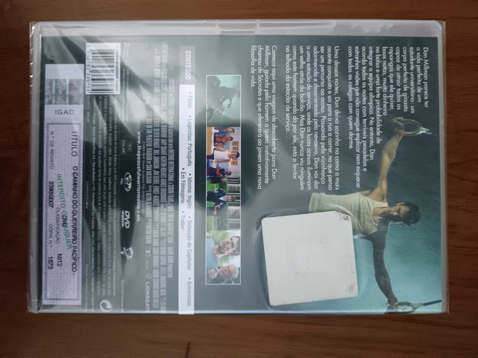 filme dvd original - o caminho do guerreiro do pacifico - selado