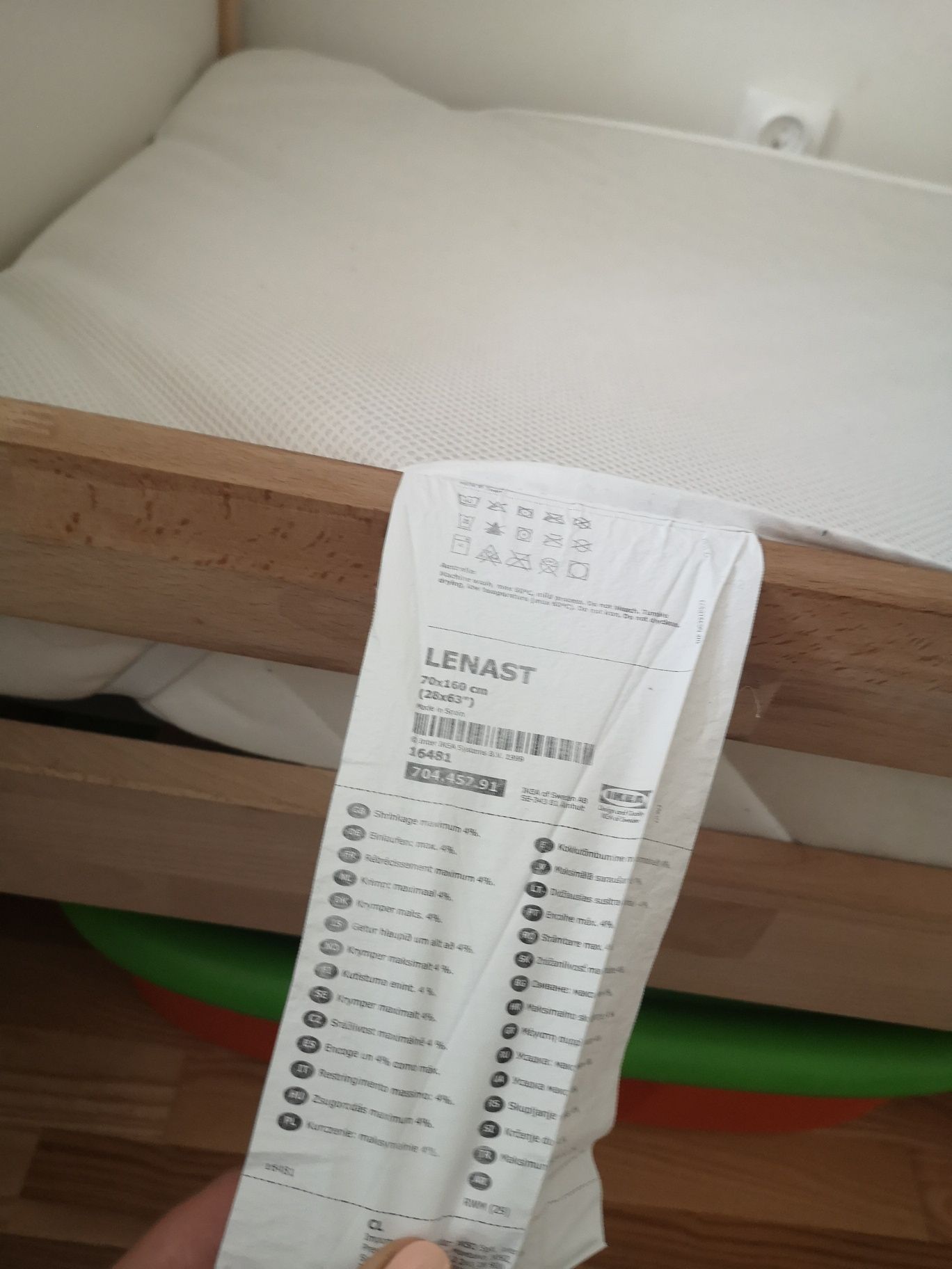 Łóżko Ikea sniglar jak nowe 70x160