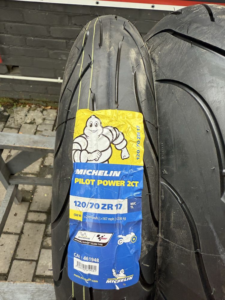 120 70 R17, 180 55 R17, 160 60 R17, 190 55 R17 Michelin Dunlop Pirelli