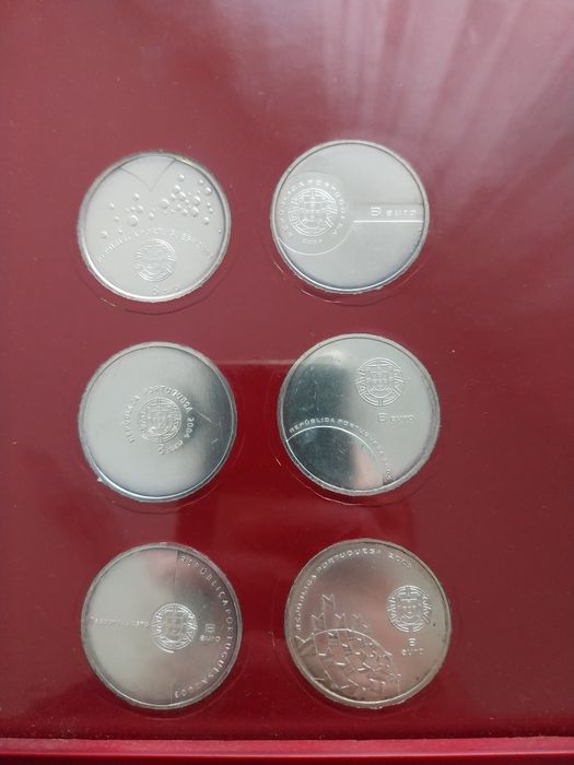 Moedas 8€ colecao euro 2004