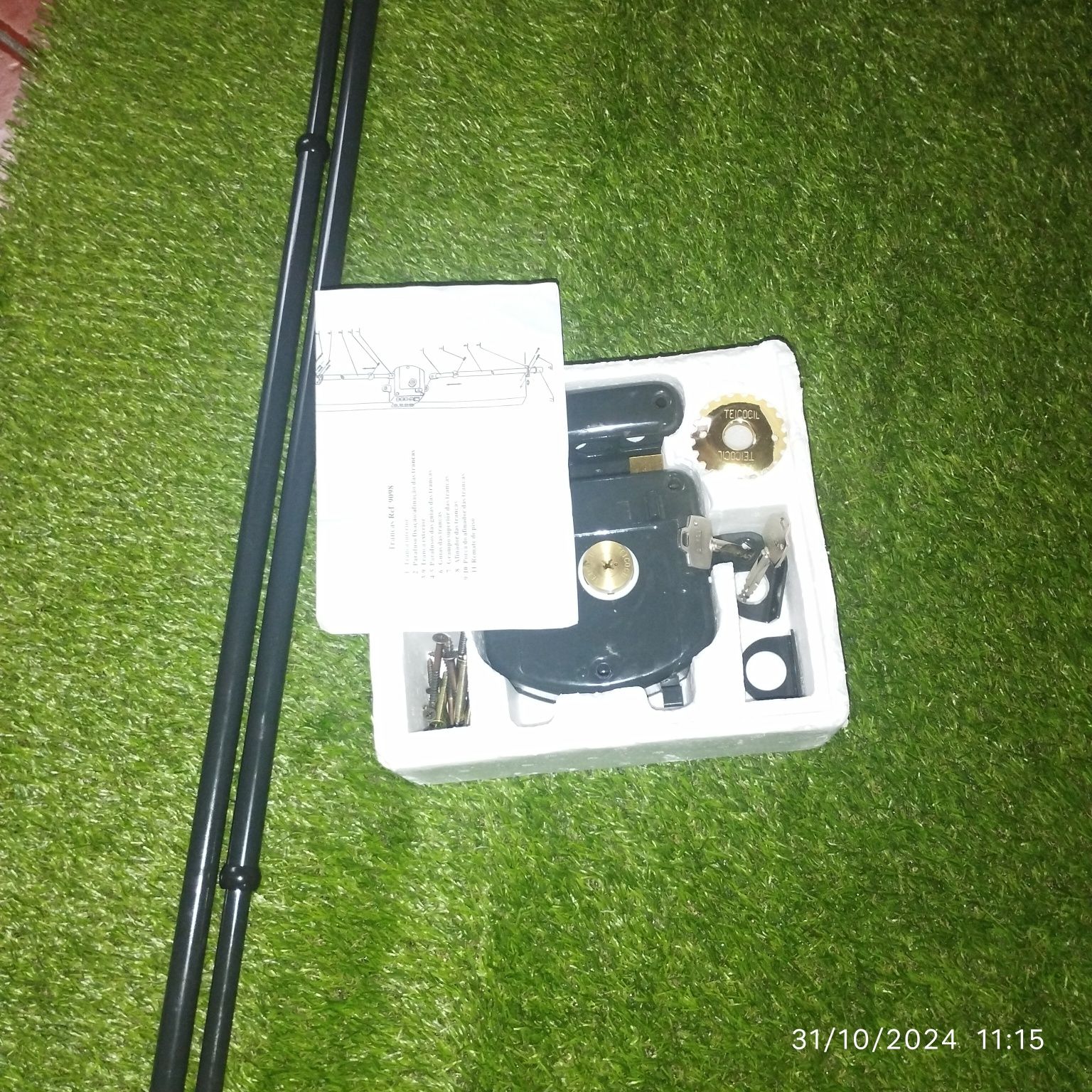 Fechadura nova com tranca