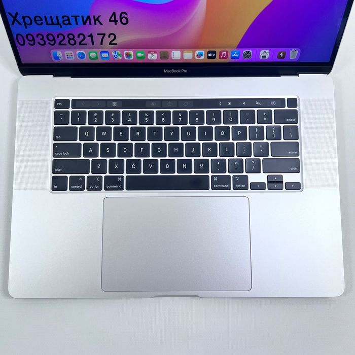 MacBook Pro 16 2019 i9 64GB RAM 512GB SSD Silver МАГАЗИН ГАРАНТІЯ
