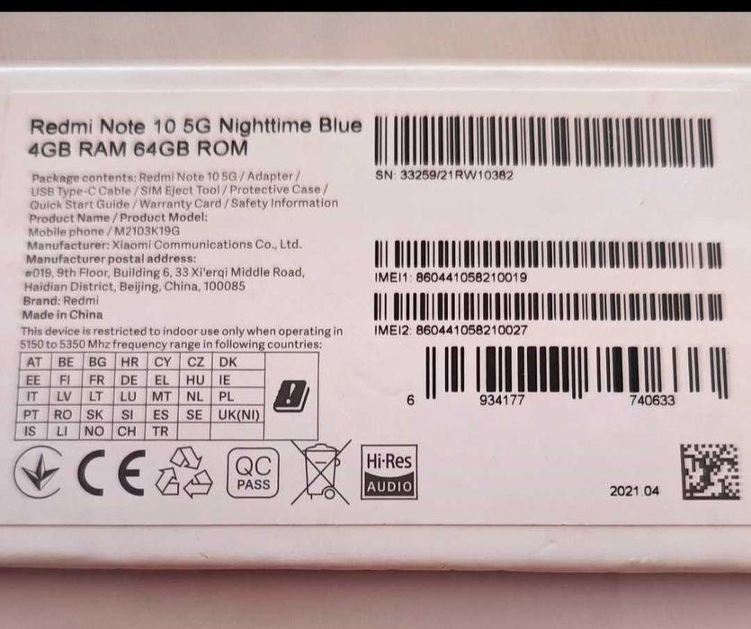 Xiaomi Redmi Note 10