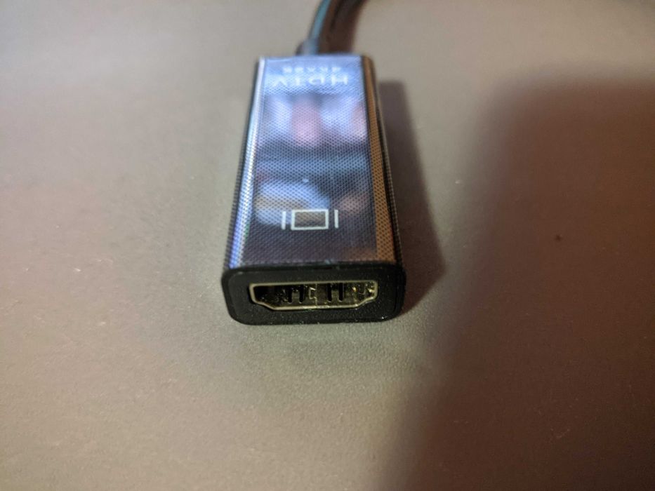 Адаптер, переходник DisplayPort (источник изображения) — HDMI (экран)