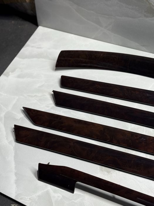 BMW E46 Декор Салону Дерево 2 склопідйомники Темне дерево декор салона