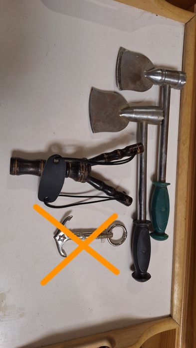 Топоріки , рогатка, штопор