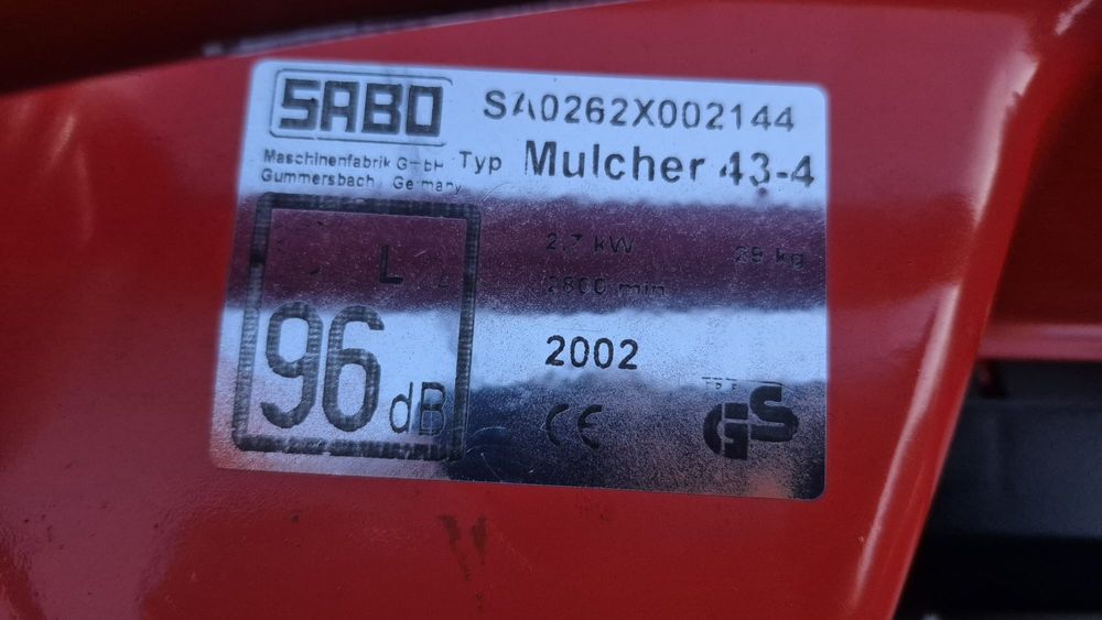 Kosiarka SABO 43-4 Vardzo dobry Stan!! Mała Zwinna Silnik 2.7KW
