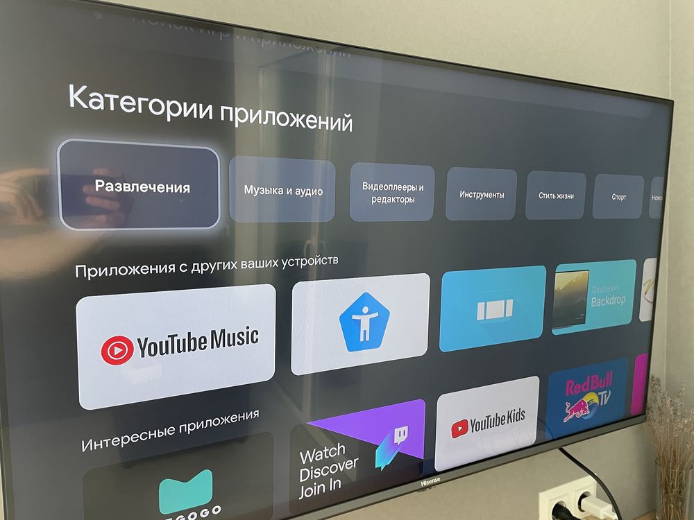 Медиаплеер Onn TV 4K New, Android TV, полный комплект