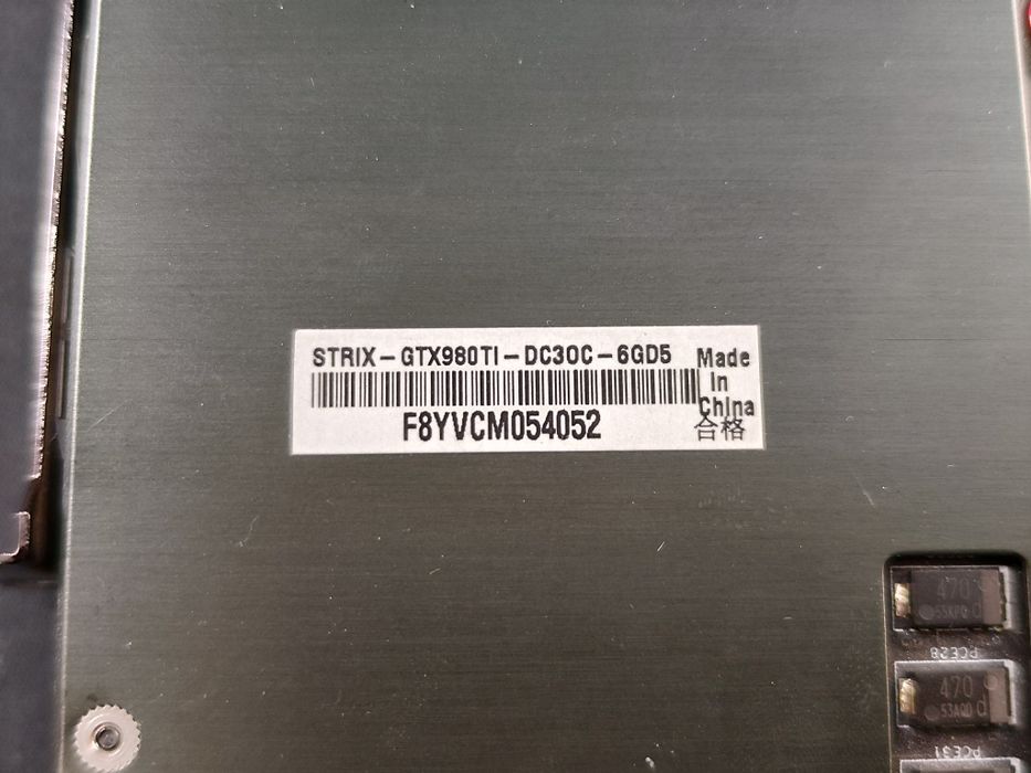 Видеокарта GTX 980ti Asus rog strix